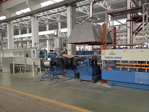 Extrusion production line of ultra high prseeure 200+120 double layer sheath