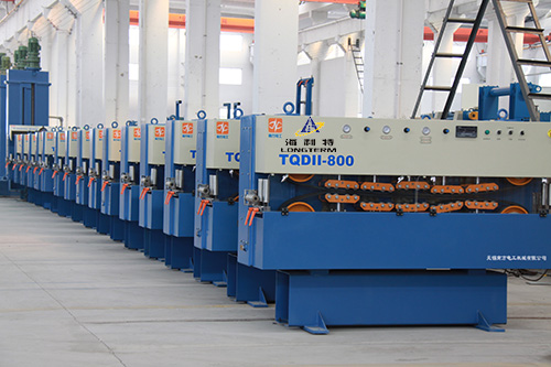 Extruding insulated sheating line