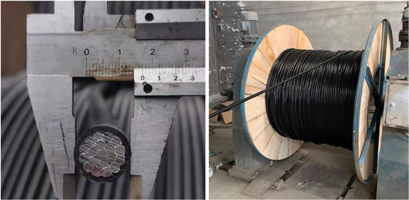 Overhead Riser Cable Flexible XLPE PVC Insulated Electric Orerhead Aerial Cable ...